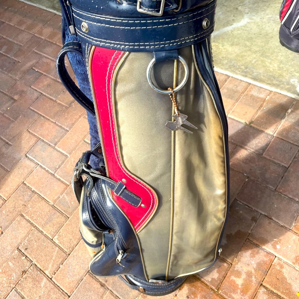 Golf cart bag by Daiwa with shoulder strap